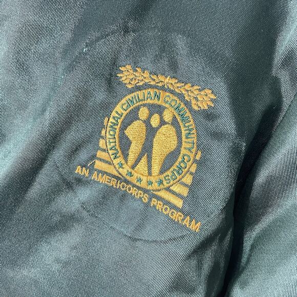 Vintage Golden Fleece Workwear Jacket Green Sz 40 USA Made Detachable Lining Y2K - Picture 7 of 12